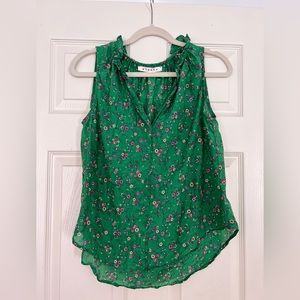 **SOLD** Xírena Isabel Top in Green Grass Size Small